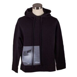 RAF SIMONS x ROBERT MAPPLETHORPE RARE ARCHIVAL American flag print black hoodie